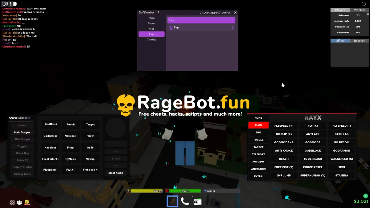 Da Hood Roblox Scripts, Cheats and Hacks 2022